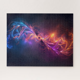 Geometric fractal art jigsaw puzzle