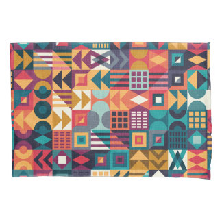 Geometric Frames 4 Pillow Case