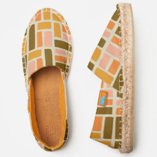 Geometric Fun Blocks Pattern Everyday Shoes