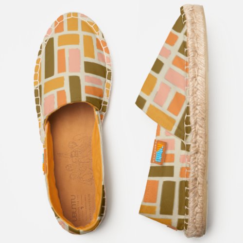 Geometric Fun Blocks Pattern Everyday Shoes 