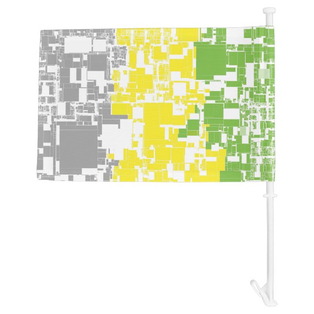 Geometric Funky Abstract Lithromantic Pride Flag (Back)