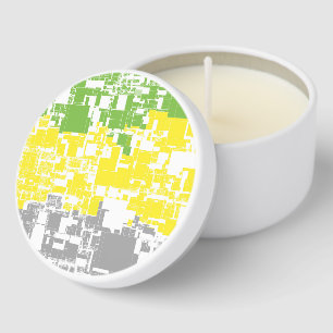 Geometric Funky Abstract Lithromantic Pride Flag Mini Candle Favors