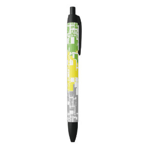 Geometric Funky Abstract Lithromantic Pride Flag Pen