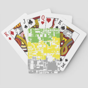 Geometric Funky Abstract Lithromantic Pride Flag Poker Cards