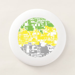 Geometric Funky Abstract Lithromantic Pride Flag Wham-O Frisbee