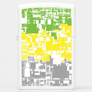 Geometric Funky Abstract Lithromantic Pride Flag Zippo Lighter