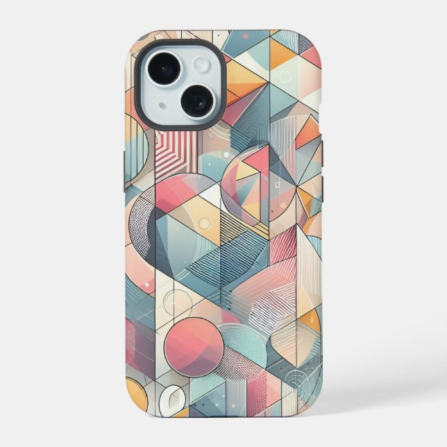 Geometric Fusion Iphone Case (Back)