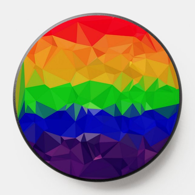 Geometric Gay Pride  PopSocket (Popsocket)