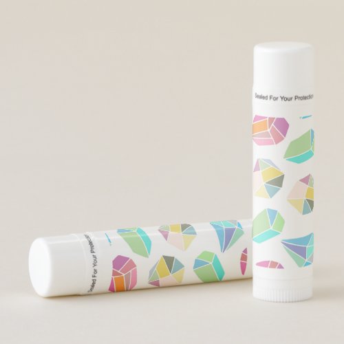 Geometric Gems Pattern Lip Balm