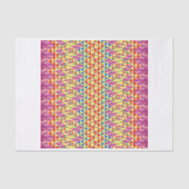 Geometric Girl Tissue Paper (Front)