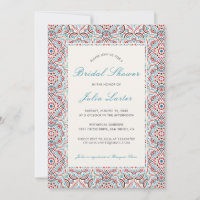 Geometric Glittering Metallic Luxury Bridal Shower