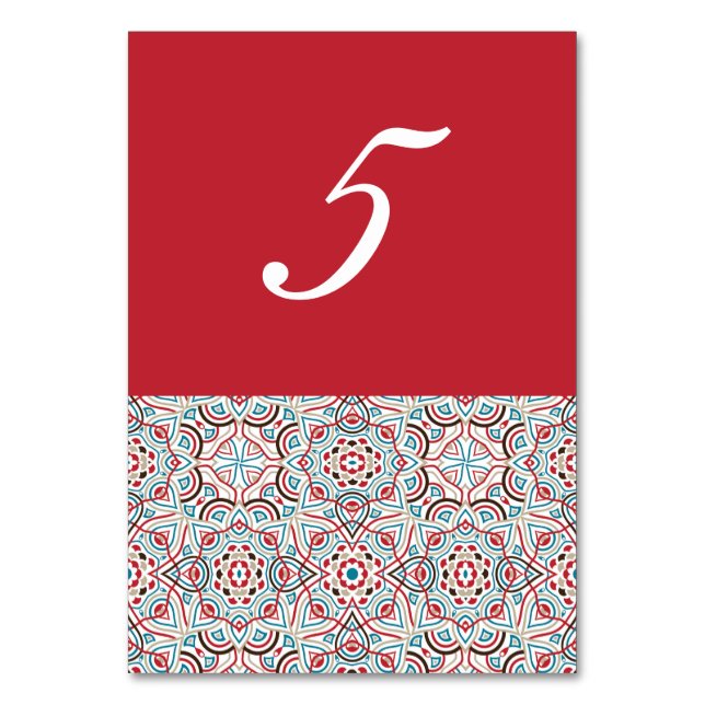 Geometric Glittering Metallic Luxury Wedding Table Number (Front)