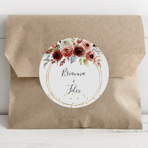 Geometric Gold Glitter Wedding Envelope Seals