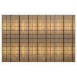 Geometric Gold Illuminated Squares Abstract Fabric