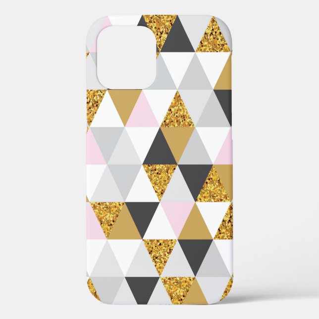 Geometric gold marble seamless pattern Case-Mate iPhone case (Back)