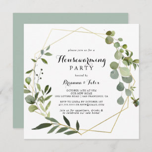 8 Let's Get Together Party Invitations and Envelopes House Warming Neighborhood 