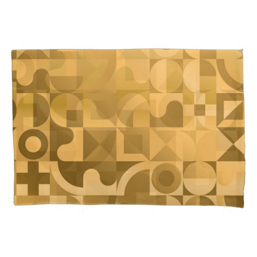 Geometric gold vintage seamless pattern pillow case