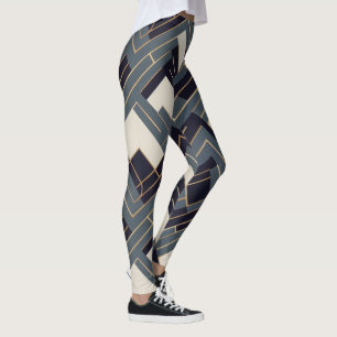 Geometric Golden illustration Leggings