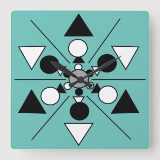 Geometric Gray Black White Modern Minimalist