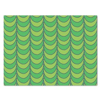 Geometric Green Half Circle Geometric Pattern