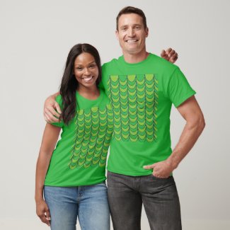 Geometric Green Half Circle Geometric 