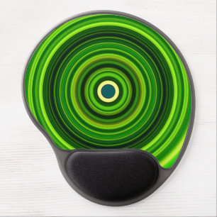 Geometric Green Mandala Design-64055 Gel Mouse Pad