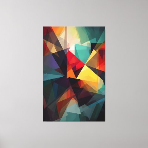 Geometric Harmony _ Abstract Canvas Print
