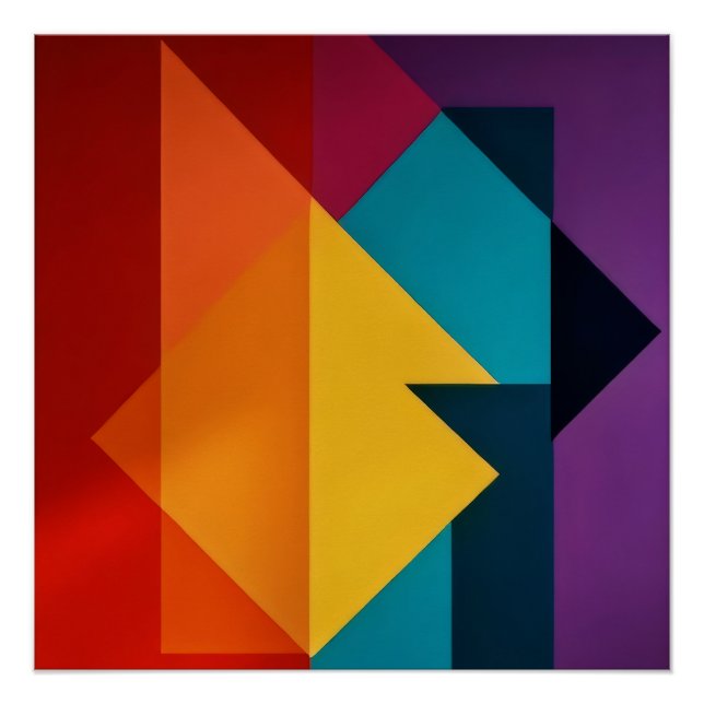 Geometric Harmony Poster (Front)