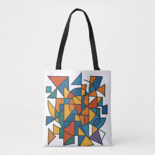 Geometric Harmony Tote Bag