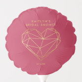 Romantic Pink Hearts Pattern Valentine's Day Balloon