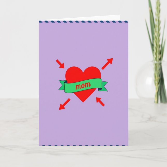 Geometric Heartfelt Card (Front)
