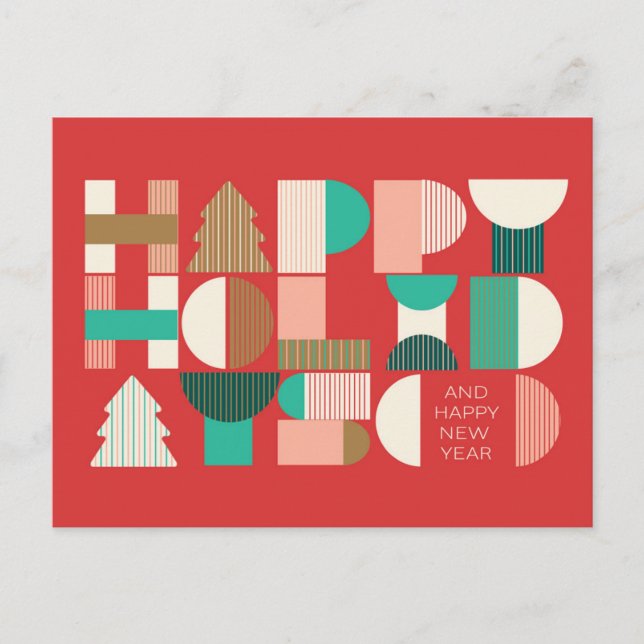 Geometric Holiday Cheer (Front)