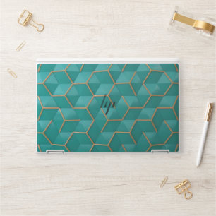 geometric HP laptop skin