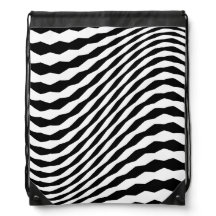 Geometric illusion black + your colour of choice