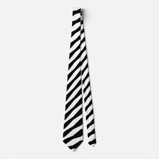 Geometric illusion black + your colour of choice neck tie (Front)