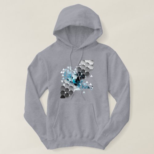 Geometric imagination hoodie