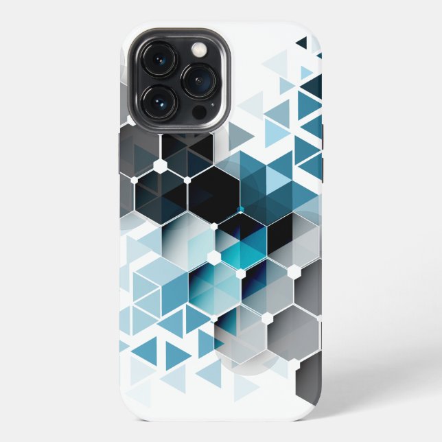 Geometric imagination  iphone case (Back)