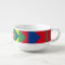 "Geometric in Primary Colors" Soup Mug