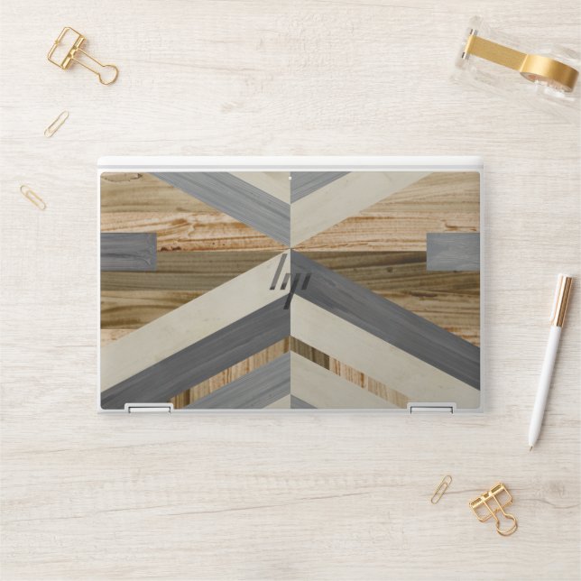 Geometric Inlay HP Laptop Skin (Desk)