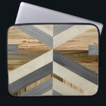 Geometric Inlay Laptop Sleeve<br><div class="desc">Geometric Inlay I by June Erica Vess. Pattern featuring different textures, colors, and geometric shapes.</div>