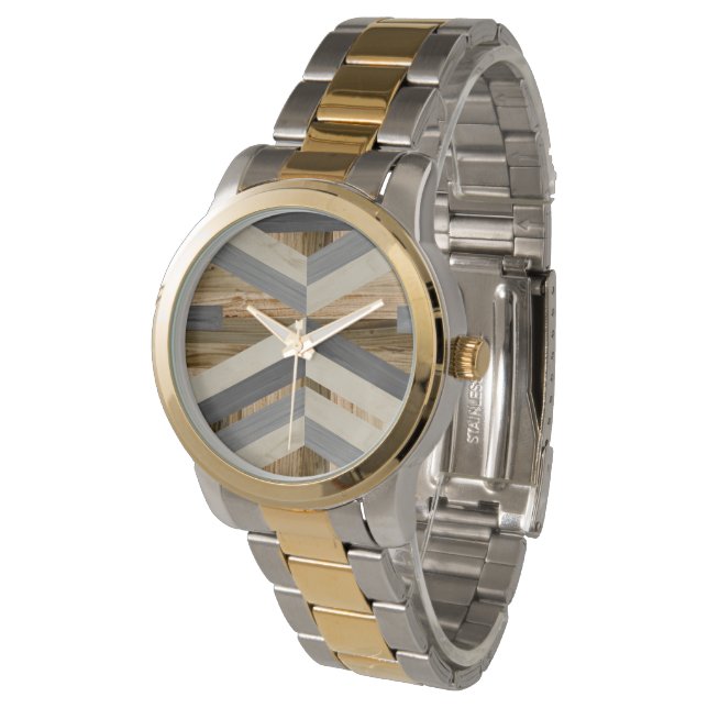 Geometric Inlay Watch (Angled)