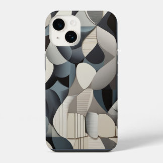 Geometric Interlocking iPhone 14 Case