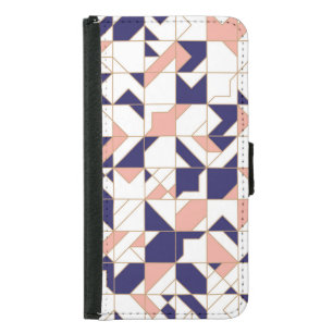 Geometric intricate, vintage modern, seamless patt samsung galaxy s5 wallet case