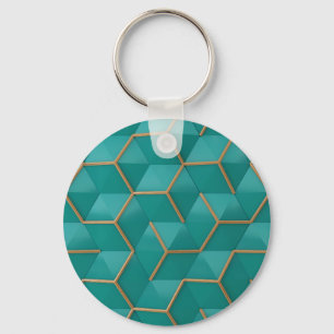 geometric keychain
