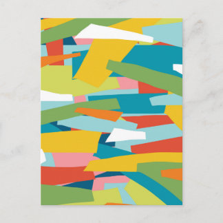 Geometric Landscape Postcard