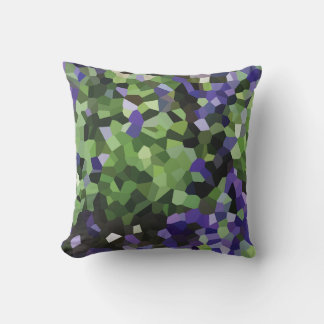 Geometric Lavender Crystal Throw Pillow