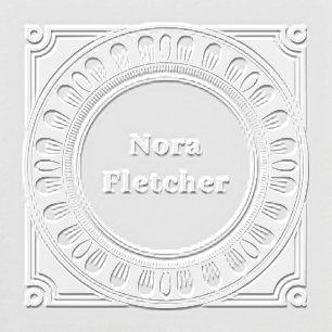Geometric Leaf Circle Embosser