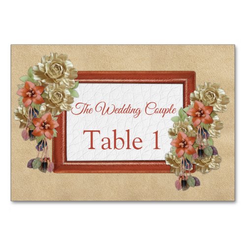 Geometric Leather  Suede Texture Art Table cards