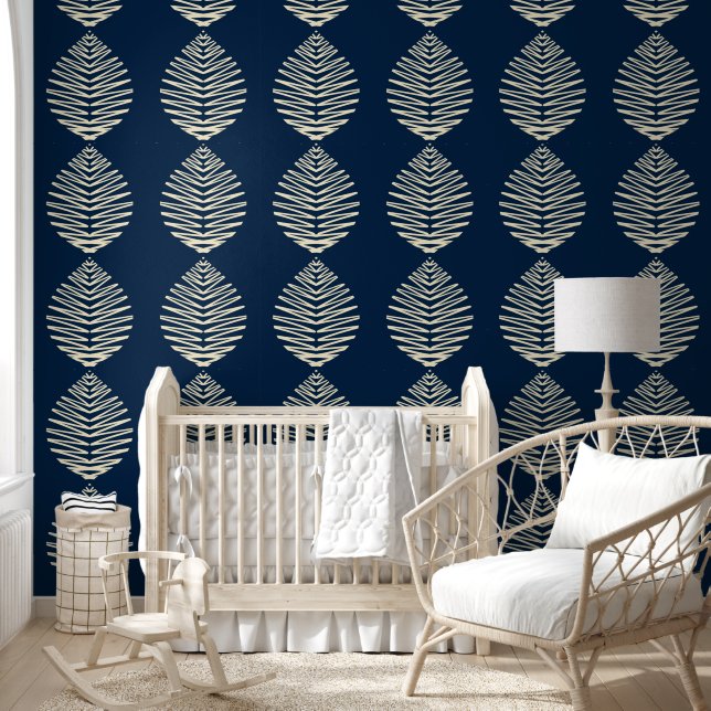 Geometric Leaves Wallpaper (Kids)