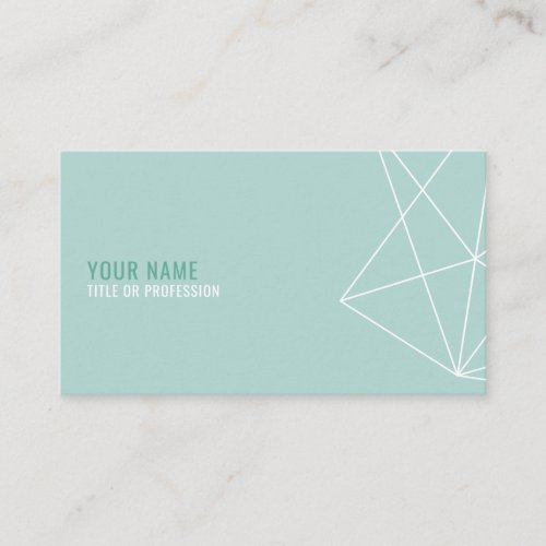 Geometric Lineart Business Card